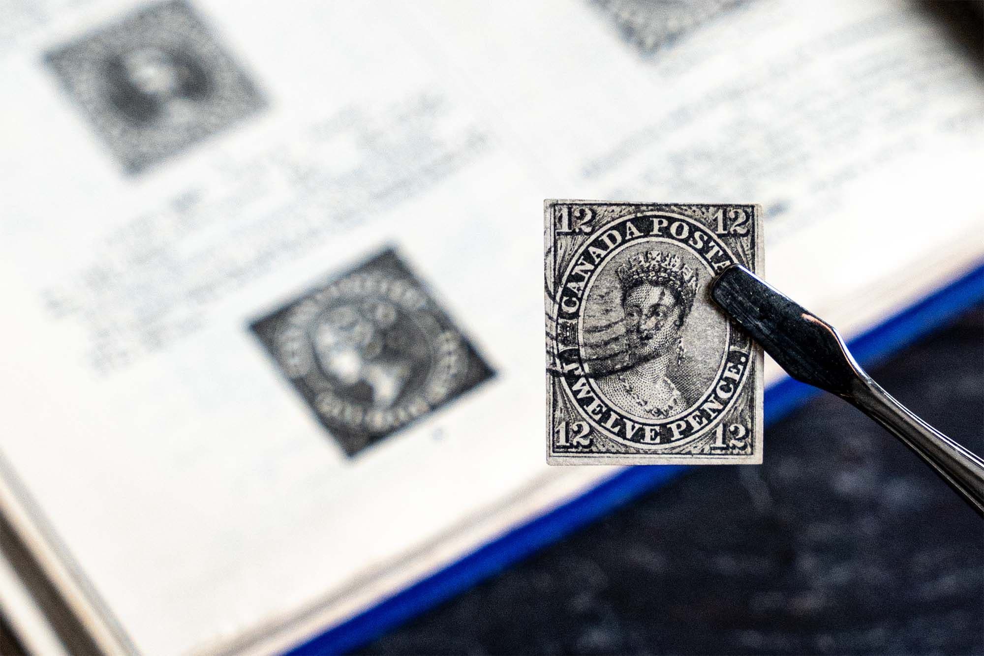 1851 Laid paper, imperf 12d black, very close to large margins, lightly cancelled