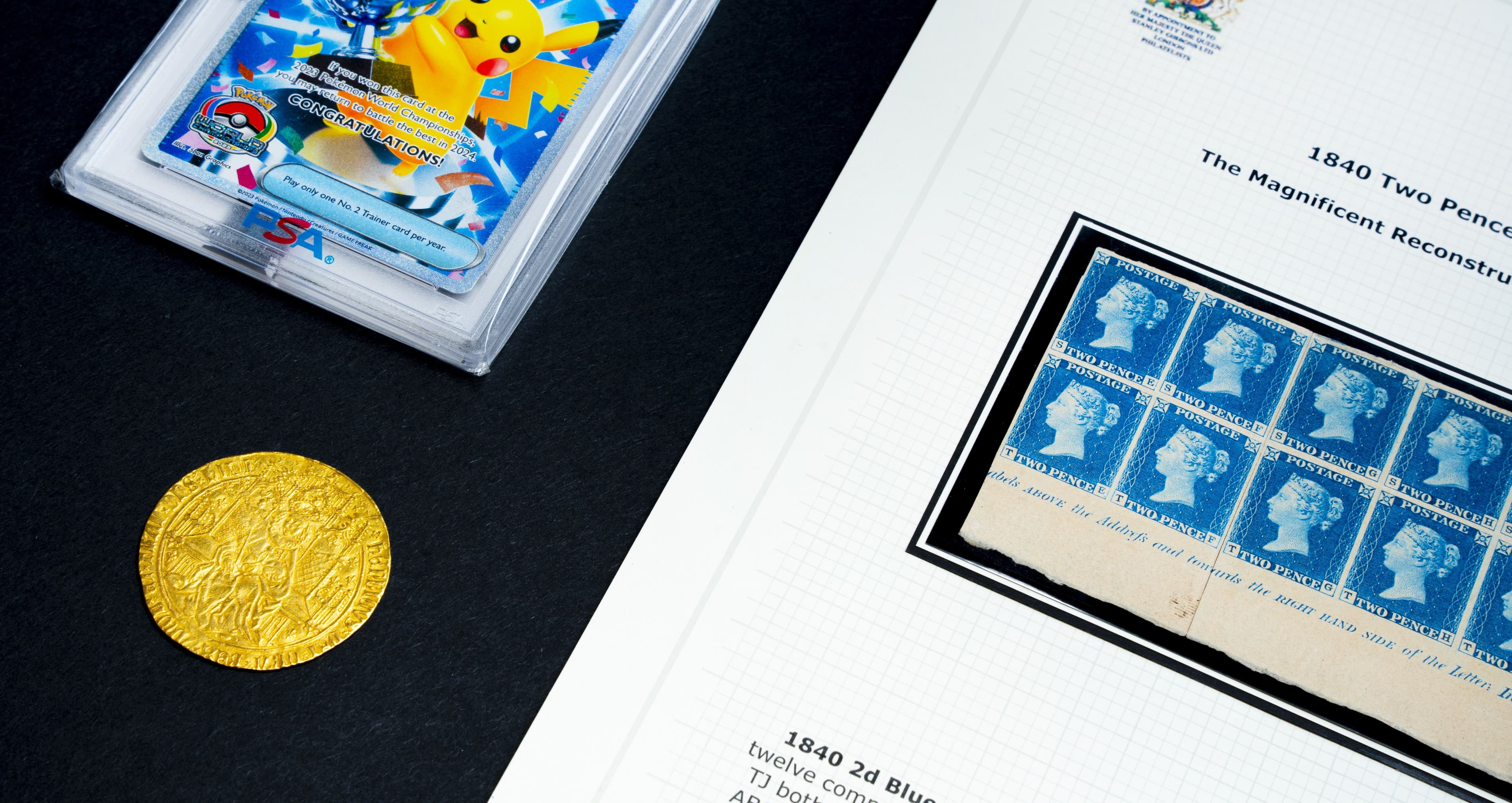 Multiple Categories Stamps, Coins and TCG