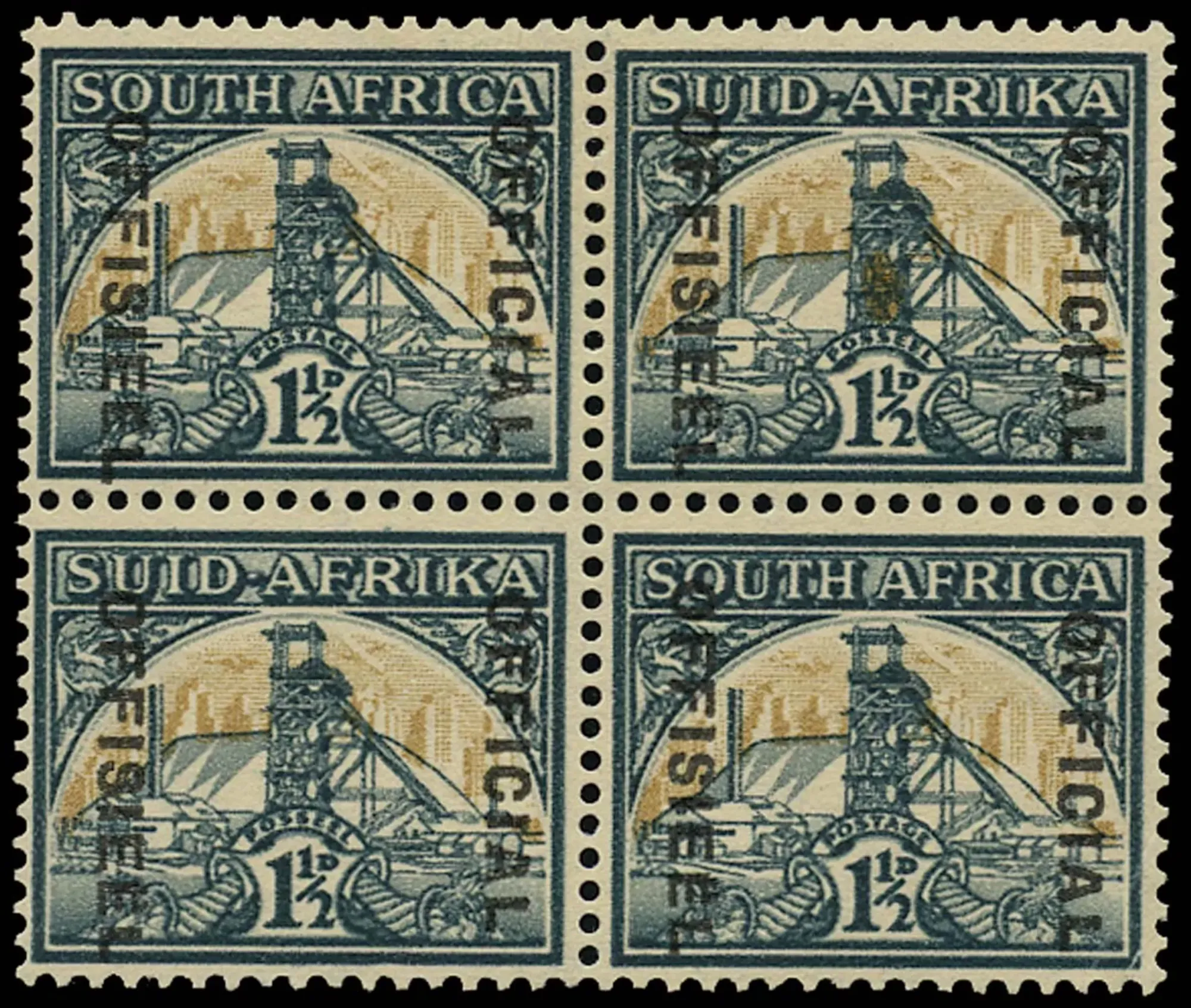 The “official” stamps of South Africa