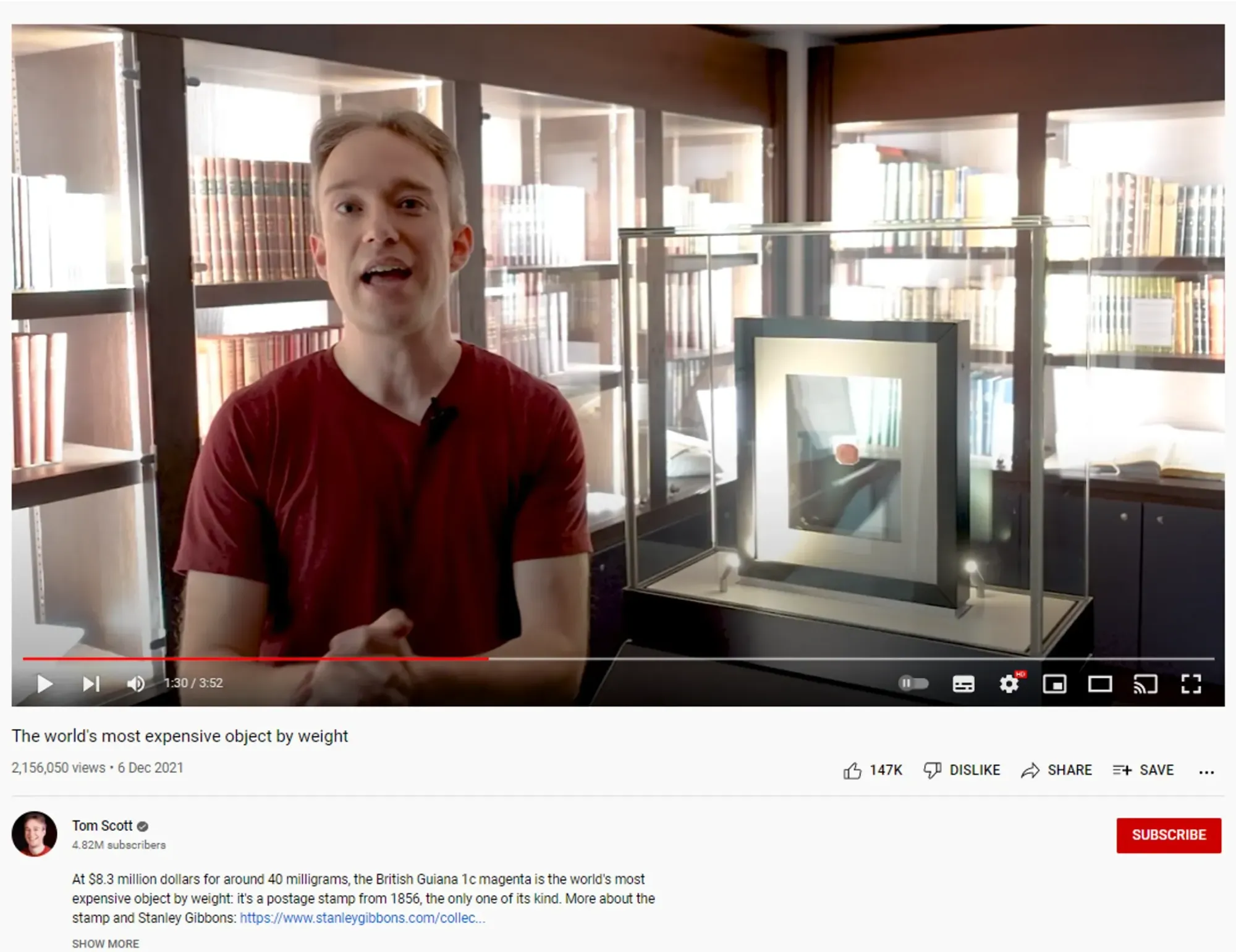 When Tom Scott Came To Stanley Gibbons