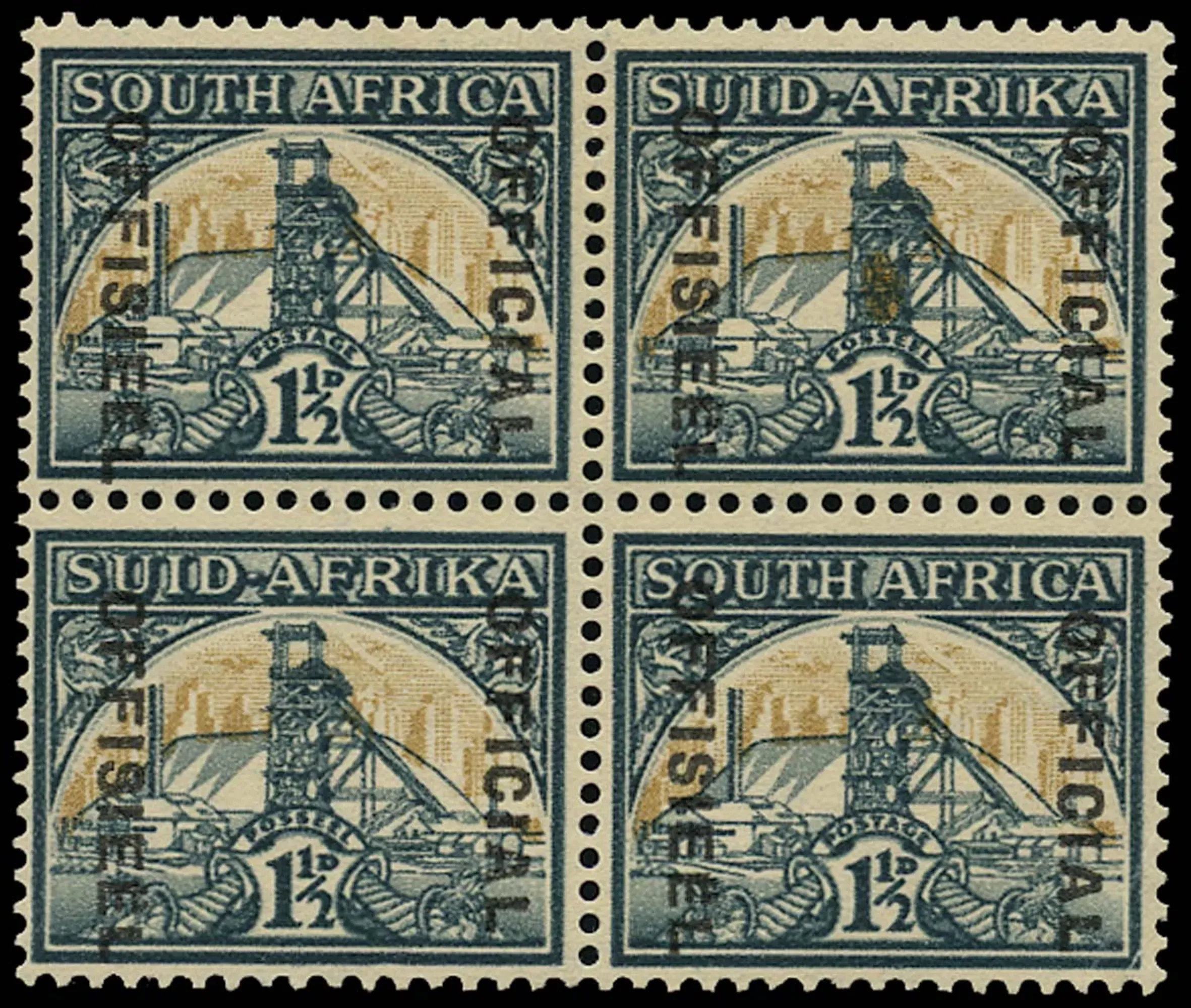 The “official” stamps of South Africa