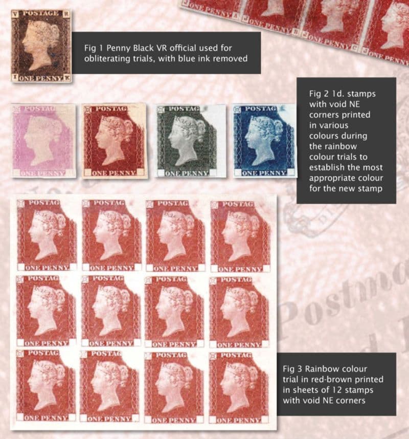 The 1d. Red Imperforate Printed From Penny Black Plates